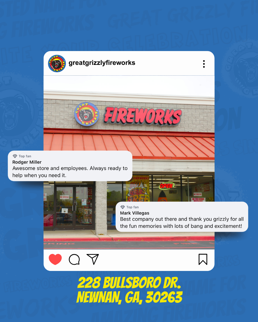 Great Grizzly Fireworks