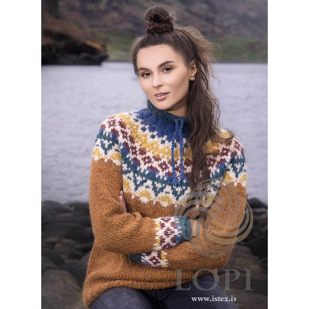 Lopi knitting
