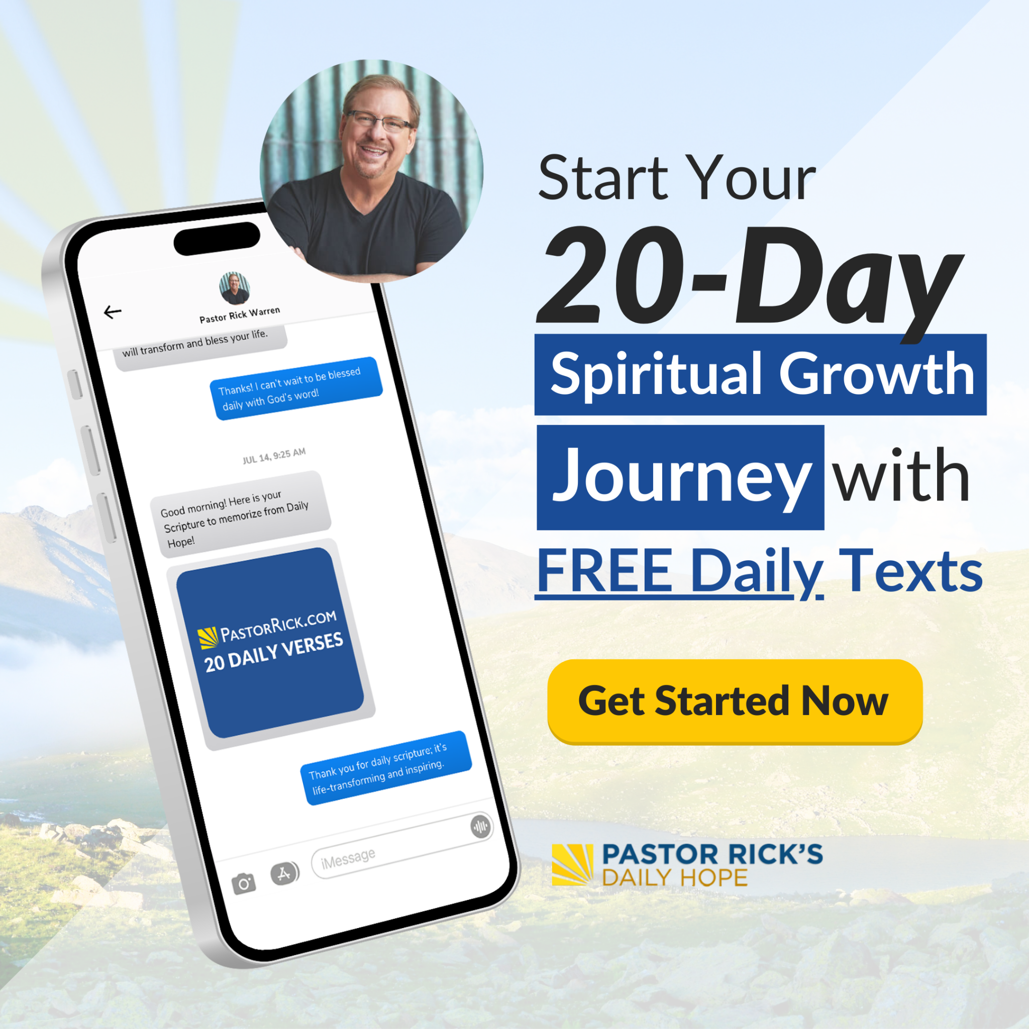 Pastor Rick's Daily Hope