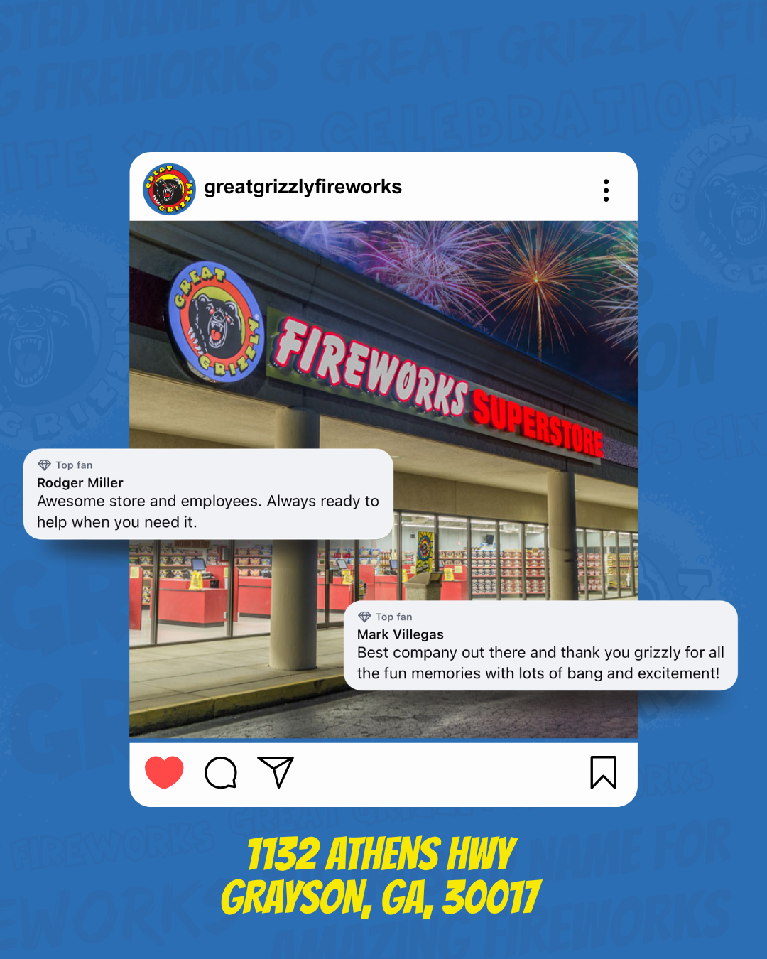 Great Grizzly Fireworks